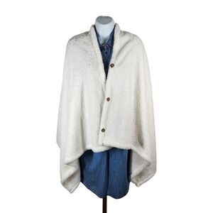 SOFT SURROUNDINGS FAUX FUR WRAP "DISCLAIMER"